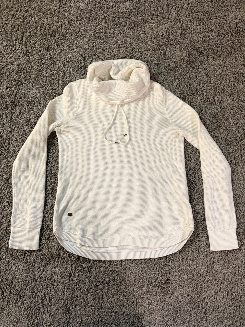 LRL LAUREN RALPH LAUREN
WHITE TURTLE COWL NECK LONG SLEEVE SWEATER SIZE, LARGE